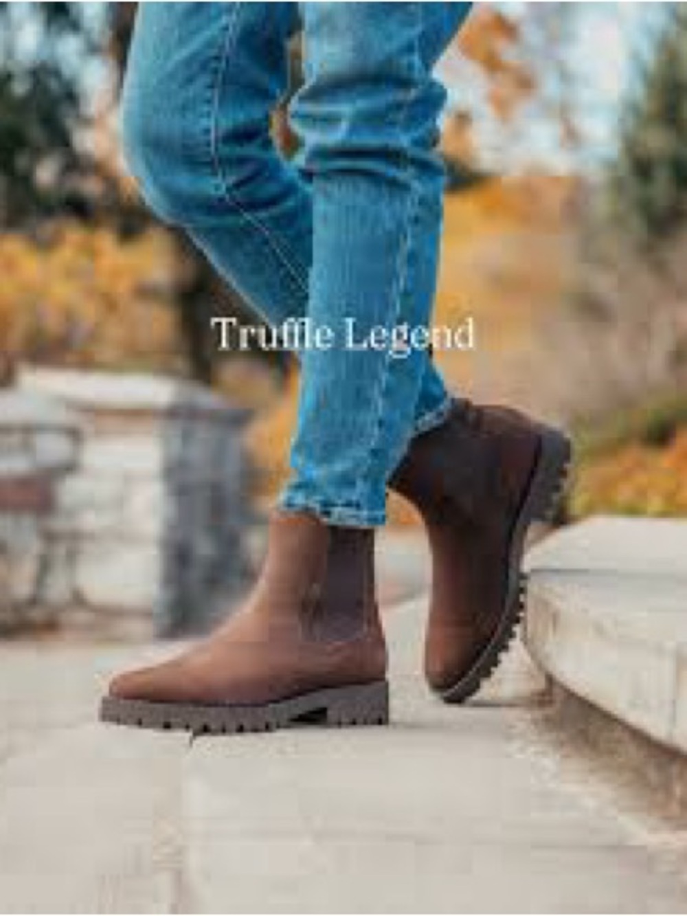 Thursday Legend Chunky Chelsea Boots Chocolate Brown Leather Nubuck Lug Sole